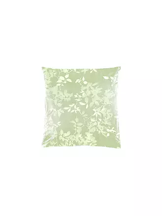CHRISTIAN FISCHBACHER | Satin Kissenbezug LEAVES VERSO 70x90cm gruen | 